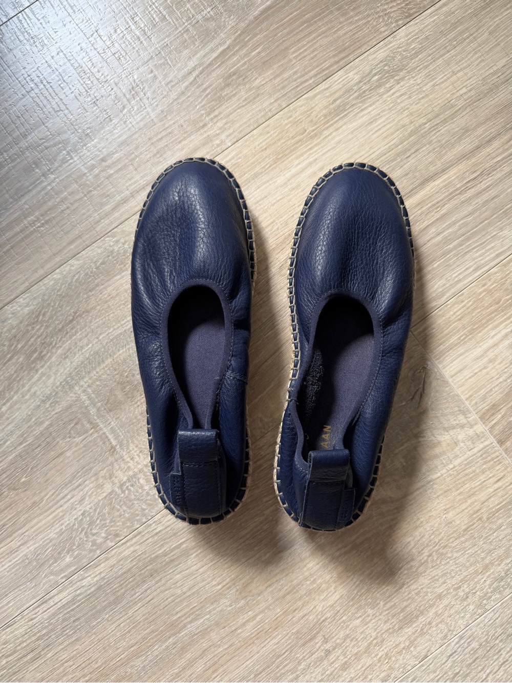 Cole Haan Grand Navy Slip-On Espadrille